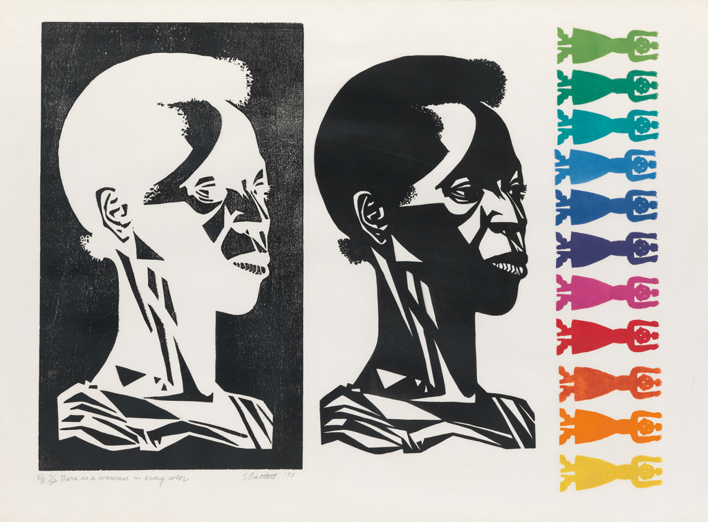 ELIZABETH CATLETT (1915 - 2012) There is a woman in every color.